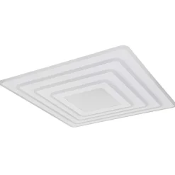 Plafonnier Globo Jocelyn Led Blanc, 1 Lumiere, Telecommandes