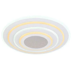 Plafonnier Globo Jocelyn Led Blanc, 1 Lumiere, Telecommandes