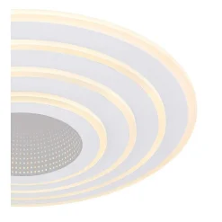 Plafonnier Globo Jocelyn Led Blanc, 1 Lumiere, Telecommandes