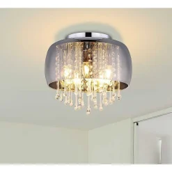 Plafonnier Globo Kalla Chrome, 5 Lumieres