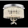 Plafonnier Globo Led Chrome, 1 Lumiere