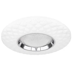 Plafonnier Globo Rita Led Blanc, 1 Lumiere, Telecommandes