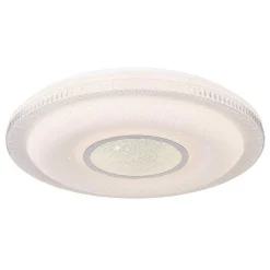 Plafonnier Globo Rita Led Blanc, 1 Lumiere, Telecommandes