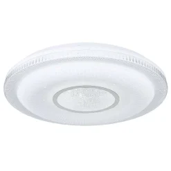 Plafonnier Globo Rita Led Blanc, 1 Lumiere, Telecommandes