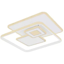 Plafonnier Globo Roderick Led Blanc, 1 Lumiere, Telecommandes