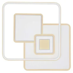 Plafonnier Globo Roderick Led Blanc, 1 Lumiere, Telecommandes