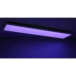 Plafonnier Globo Rosi Led Blanc, 1 Lumiere, Telecommandes, Changeur De Couleurs