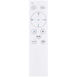Plafonnier Globo Santina Led Blanc, 1 Lumiere, Telecommandes