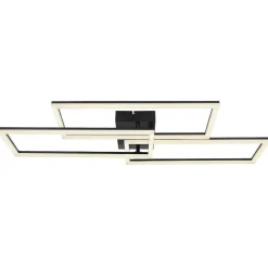 Plafonnier Globo Tiny Led Noir, 1 Lumiere, Telecommandes