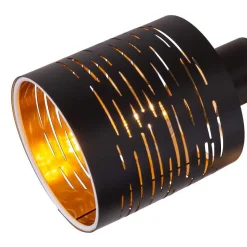 Plafonnier Globo Tunno Noir, 3 Lumieres