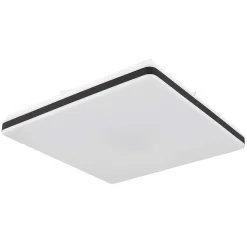 Plafonnier Globo Ully Led Noir, 1 Lumiere, Telecommandes