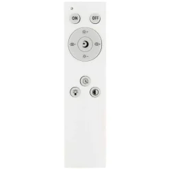 Plafonnier Globo Ully Led Noir, 1 Lumiere, Telecommandes