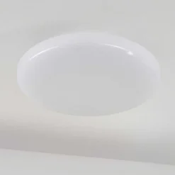 Plafonnier Idual Chloe Led Argente, Blanc, 1 Lumiere, Telecommandes, Changeur De Couleurs