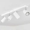 Plafonnier Javel Chrome, Blanc, 4 Lumieres