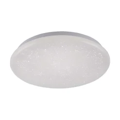 Plafonnier Leuchten Direkt Skyler Led Blanc, 1 Lumiere, Detecteur De Mouvement