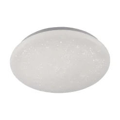 Plafonnier Leuchten Direkt Skyler Led Blanc, 1 Lumiere, Detecteur De Mouvement