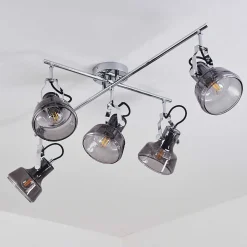 Plafonnier Lulea Chrome, 5 Lumieres
