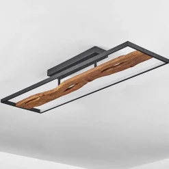 Plafonnier Nevogilde Led Ecru, Noir, 1 Lumiere