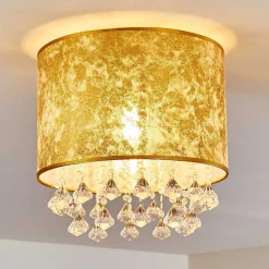 Plafonnier Norrfors Argente, Transparent, 1 Lumiere
