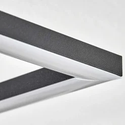 Plafonnier Obo Led Noir, 1 Lumiere