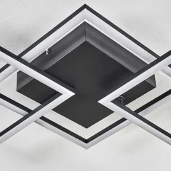 Plafonnier Obo Led Noir, 1 Lumiere