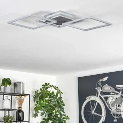 Plafonnier Obo Led Titane, 1 Lumiere