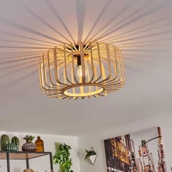 Plafonnier Oravi Bois Clair, 1 Lumiere