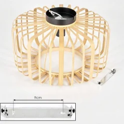 Plafonnier Oravi Bois Clair, 1 Lumiere
