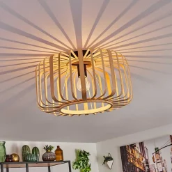 Plafonnier Oravi Bois Clair, 1 Lumiere