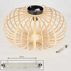Plafonnier Oravi Bois Clair, 1 Lumiere