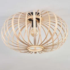 Plafonnier Oravi Bois Clair, 1 Lumiere