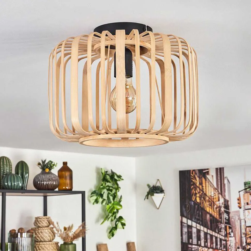 Plafonnier Oravi Bois Clair, 1 Lumiere