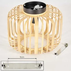 Plafonnier Oravi Bois Clair, 1 Lumiere