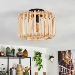 Plafonnier Oravi Bois Clair, 1 Lumiere