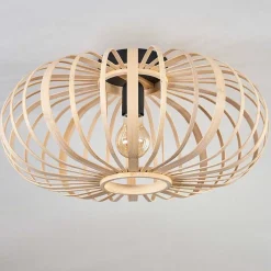Plafonnier Oravi Bois Clair, 1 Lumiere