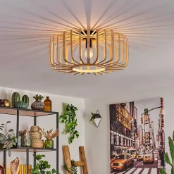 Plafonnier Oravi Bois Clair, 1 Lumiere