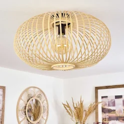 Plafonnier Oravi Bois Clair, 1 Lumiere