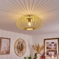 Plafonnier Oravi Bois Clair, 1 Lumiere