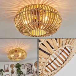 Plafonnier Oravi Noir, 3 Lumieres
