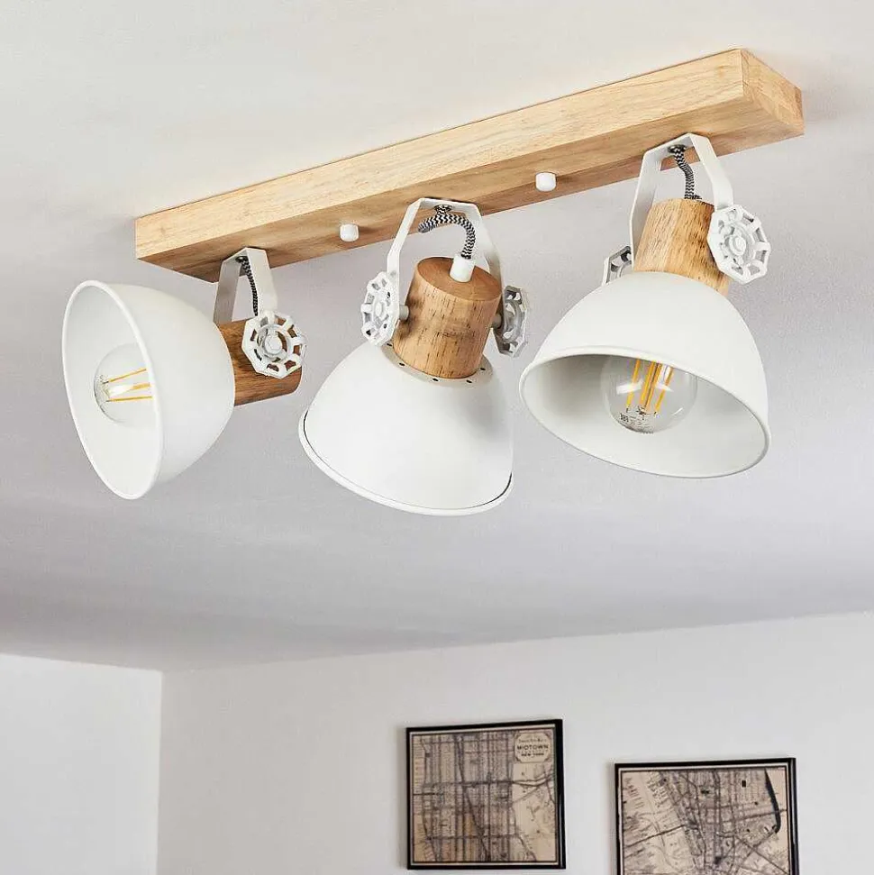 Plafonnier Orny Blanc, 3 Lumieres