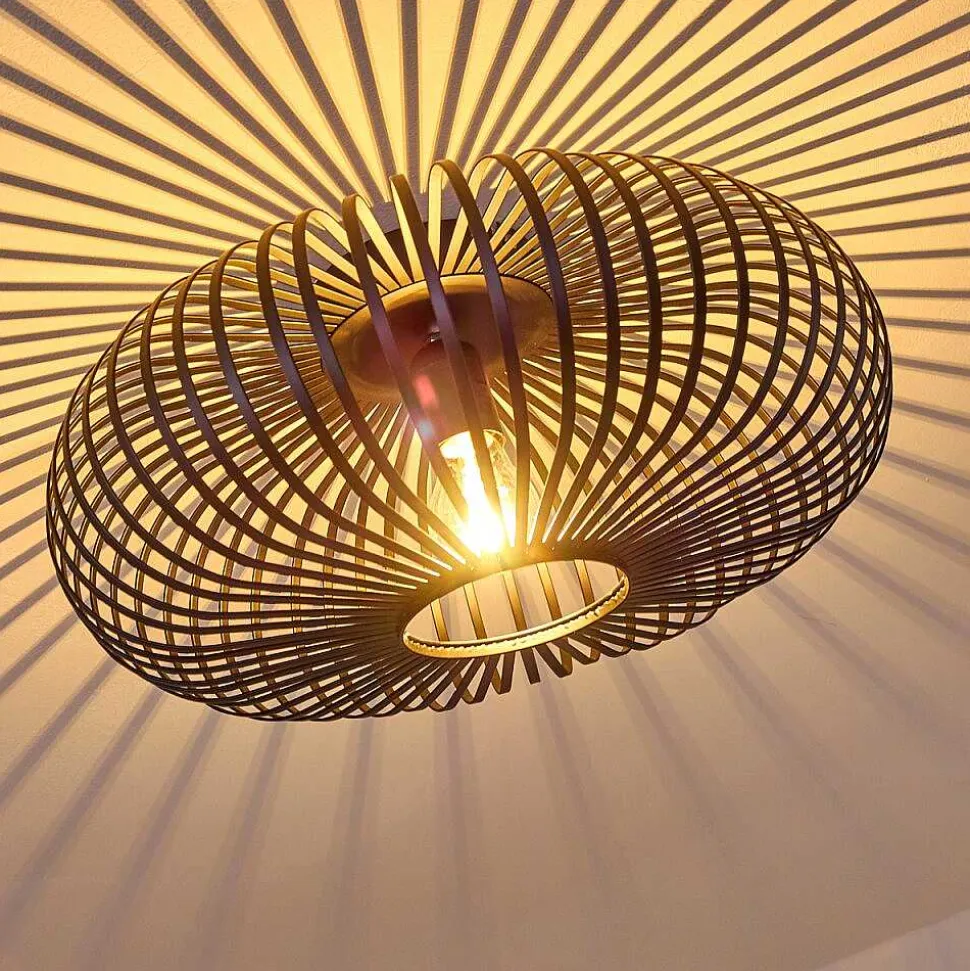 Plafonnier Ovari Noir, 1 Lumiere