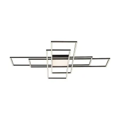 Plafonnier Paul Neuhaus Q-Asmin Led Noir, 2 Lumieres, Telecommandes