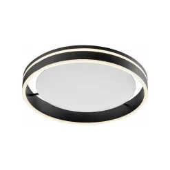 Plafonnier Paul Neuhaus Q-Vito Led Anthracite, 1 Lumiere, Telecommandes