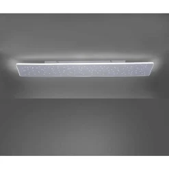 Plafonnier Paul Neuhaus Q-Nightsky Led Aluminium, 1 Lumiere, Telecommandes