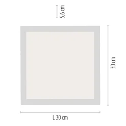 Plafonnier Paul Neuhaus Q-Flag Led Blanc, 1 Lumiere, Telecommandes