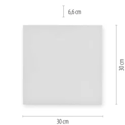 Plafonnier Paul Neuhaus Q-Flag Led Blanc, 1 Lumiere, Telecommandes, Changeur De Couleurs
