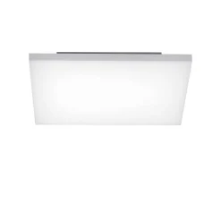 Plafonnier Paul Neuhaus Q-Flag Led Blanc, 1 Lumiere, Telecommandes, Changeur De Couleurs