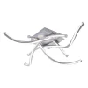 Plafonnier Paul Neuhaus Q-Malina Led Nickel Mat, 4 Lumieres, Telecommandes