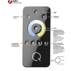 Plafonnier Paul Neuhaus Q-Inigo Led Nickel Mat, 3 Lumieres