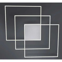Plafonnier Paul Neuhaus Q-Inigo Led Nickel Mat, 3 Lumieres